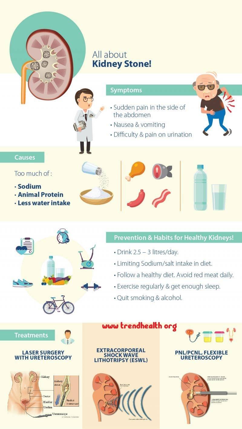 Kidney Failure Infographic, trendhealth