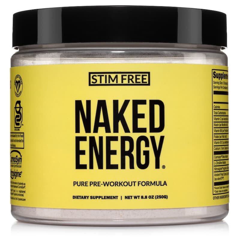 Stim Free Naked Energy Front