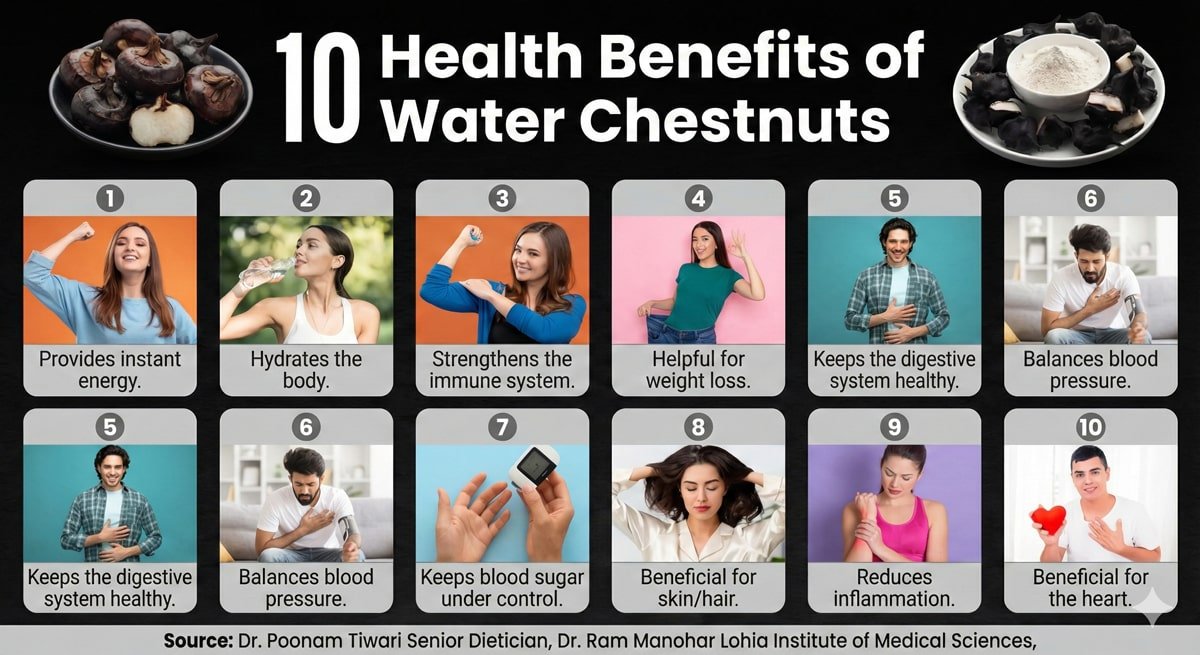 How beneficial are Water Chestnut for our health?