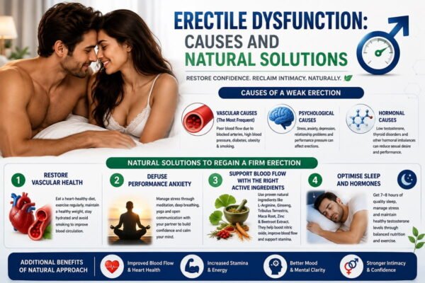 Erectile Dysfunction Causes and Natural Solutions